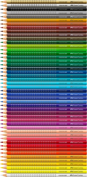 CREIOANE COLORATE 48 CULORI GRIP 2001, FABER-CASTELL [3]